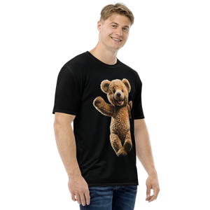 Happy Teddy Bear All-Over Print Men's T-Shirt