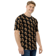 Happy Teddy Bear Pattern All-Over Print Men's T-Shirt