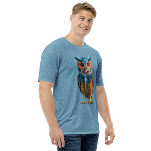 Blue Owl All-Over Print Men's T-Shirt