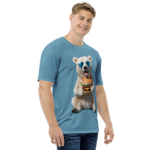 Polar Bear and Burger All-Over Print Men's T-Shirt