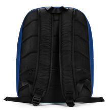 IS/THIS IS THE END? Navy Blue Reverse Minimalist Backpack