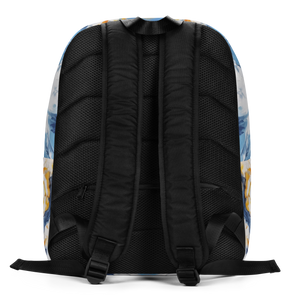 Pray & Forgive Oil Painting Minimalist Backpack