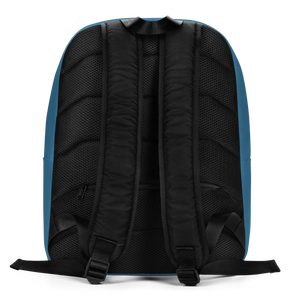 Cool Blue Horse Minimalist Backpack