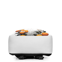 Oriental Lady with Orange Fruits Minimalist Backpack