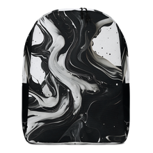 Black and White Fluid Minimalist Backpack