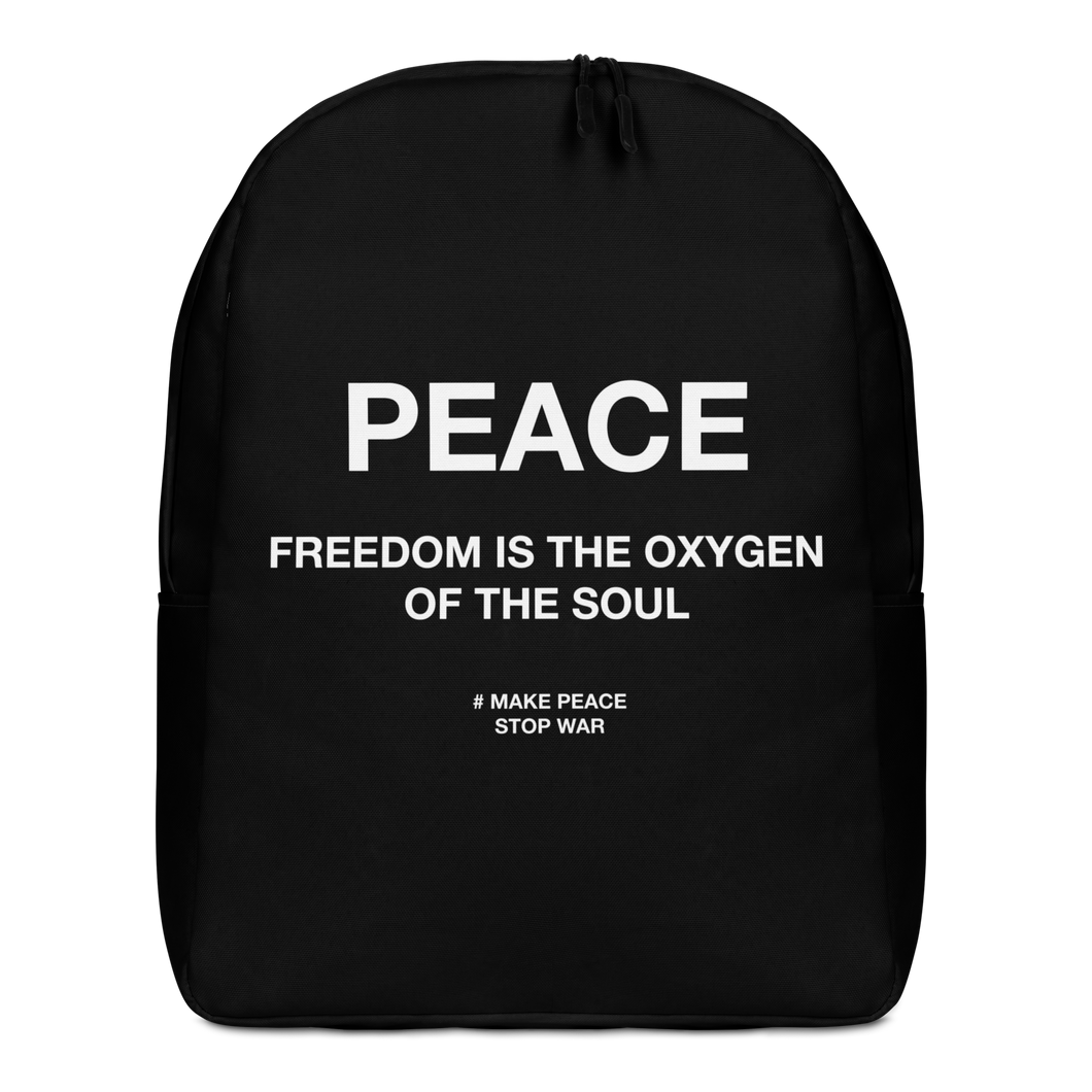 Freedom is the oxygen of the soul Minimalist Backpack