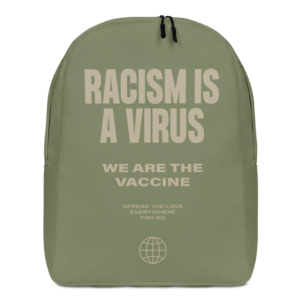 Racism is a Virus Minimalist Backpack