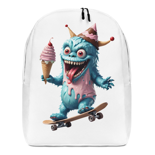 Ice Cream Monster Minimalist Backpack