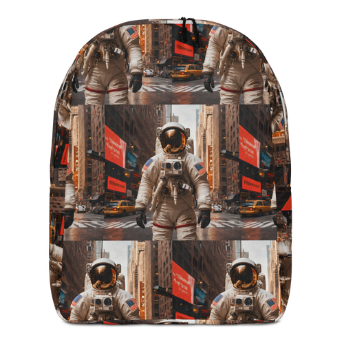 Astronout in the City Minimalist Backpack