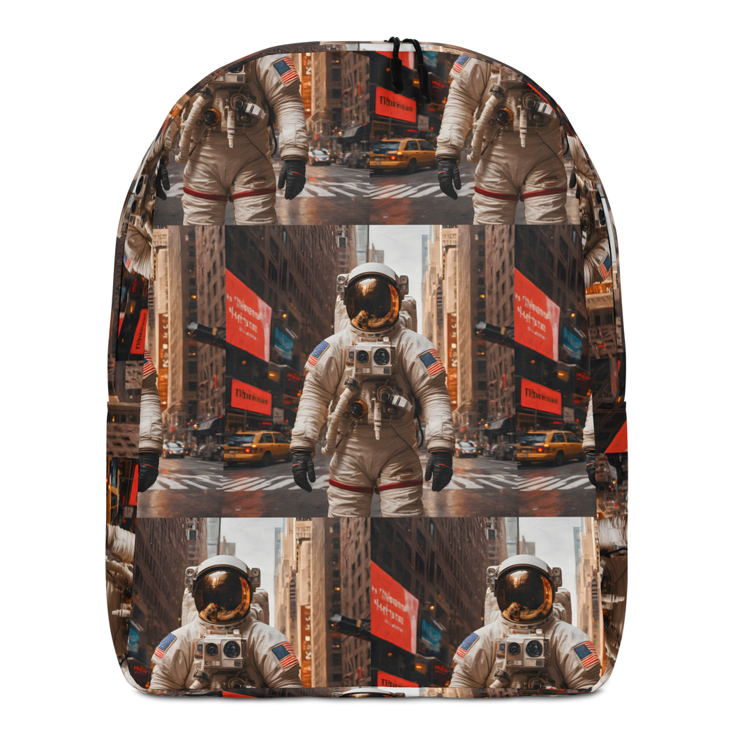 Astronout in the City Minimalist Backpack