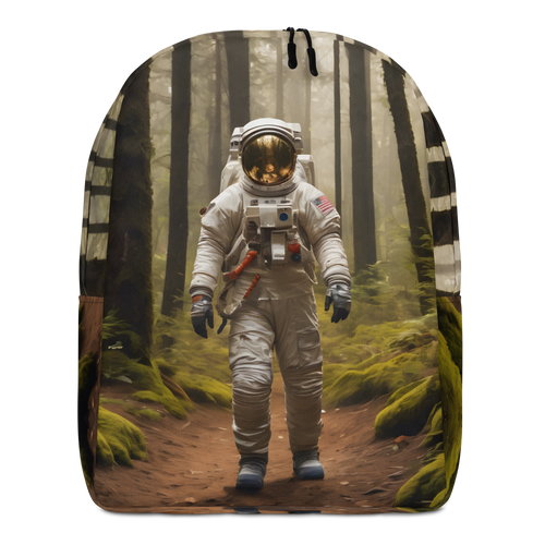 Astronout in the Forest Minimalist Backpack