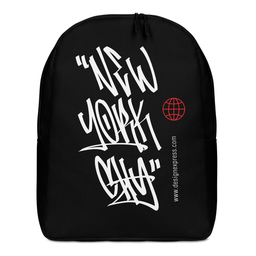 New York City Graffiti Tags Minimalist Backpack