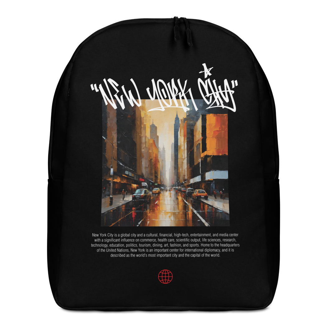 New York City Painting Minimalist Backpack