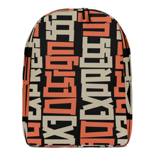 Design Express Typography Pattern Minimalist Backpack