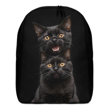 Two Black Cats Follows Minimalist Backpack