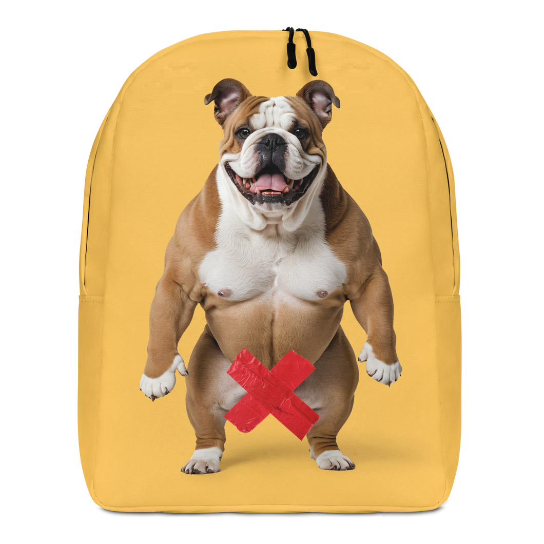 Bulldog X-Tape Yellow Minimalist Backpack