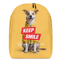 Good Boy Yellow Minimalist Backpack