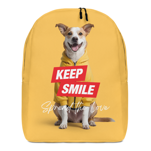 Good Boy Yellow Minimalist Backpack