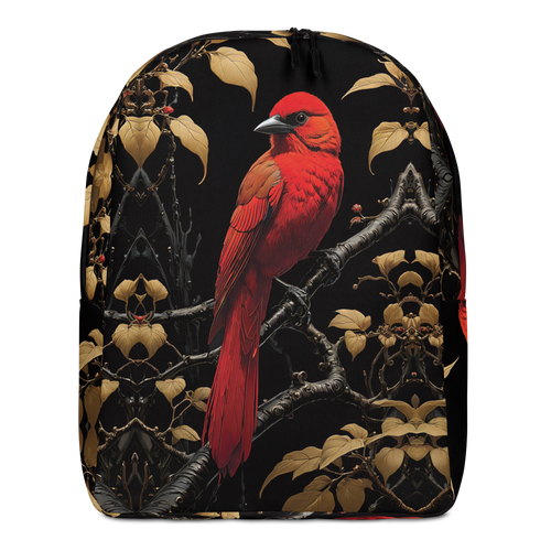 Red Bird Minimalist Backpack