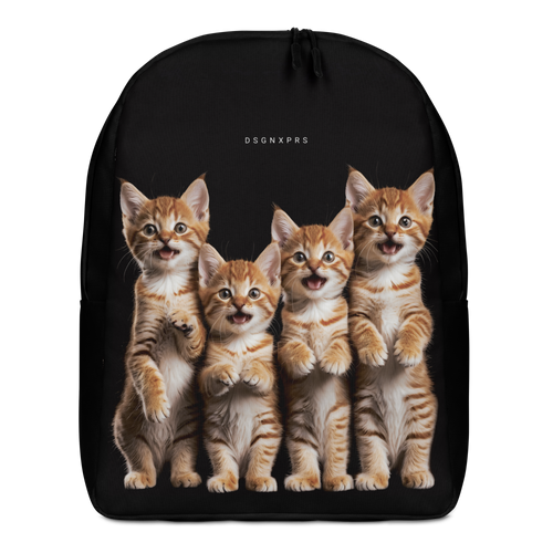 Four Cute Cats Minimalist Backpack