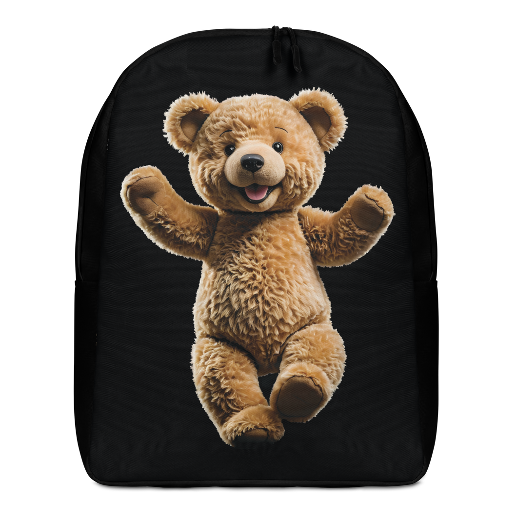 Happy Teddy Bear Minimalist Backpack