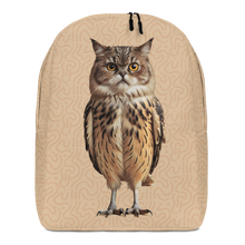 Cat Owl Minimalist Backpack