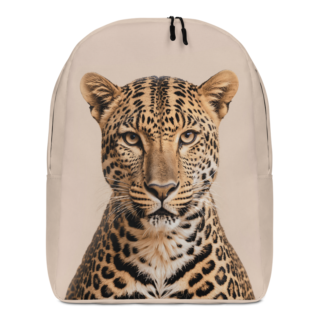 Leopard Potrait Minimalist Backpack