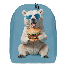 Polar Bear and Burger Minimalist Backpack