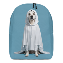 Dog in Ghost Costume Minimalist Backpack