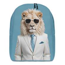 Funky White Lion Minimalist Backpack