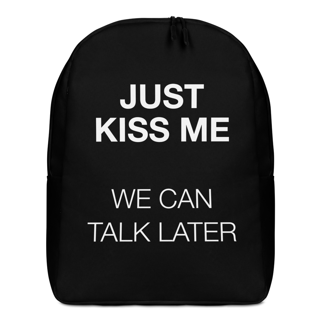 Just Kiss Me (Funny) Minimalist Backpack