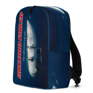 Ocean Gate Mission Failed Minimalist Backpack