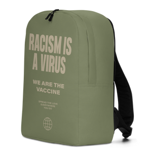 Racism is a Virus Minimalist Backpack