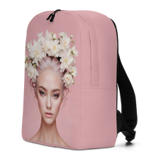 Pink Female Art Minimalist Backpack