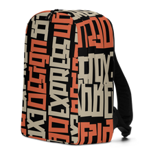 Design Express Typography Pattern Minimalist Backpack