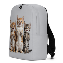 Funny Tripple Cats Minimalist Backpack