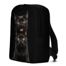 Two Black Cats Follows Minimalist Backpack