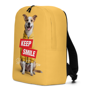 Good Boy Yellow Minimalist Backpack