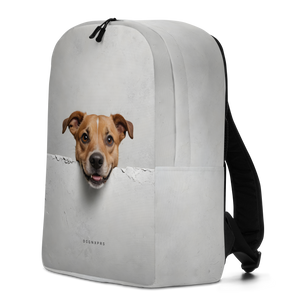 Smile Dog Peep Minimalist Backpack