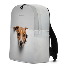 Funny Sad Dog Peep Minimalist Backpack