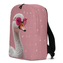 Cute Pink Swan Minimalist Backpack