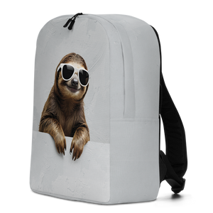 Cool Smiling Sloth Minimalist Backpack