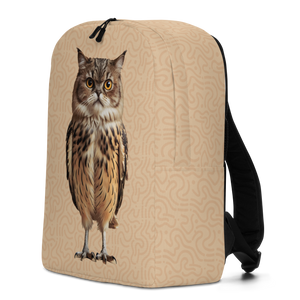 Cat Owl Minimalist Backpack