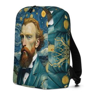 Van Gogh Potrait Painting Minimalist Backpack