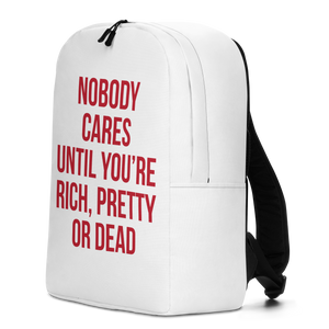 Nobody Cares (Funny) Minimalist Backpack