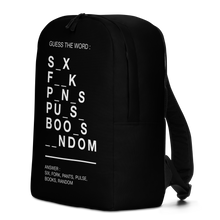 Guess The Word (Funny) Minimalist Backpack