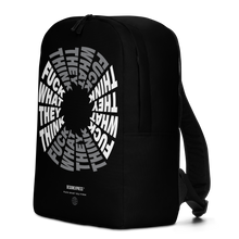 F**ck What They Think Grayscale Minimalist Backpack