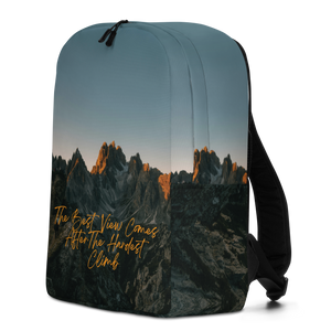 The Best View Comes Minimalist Backpack