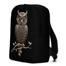 Owl Copper Art Minimalist Backpack