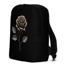 Rose Copper Art Minimalist Backpack